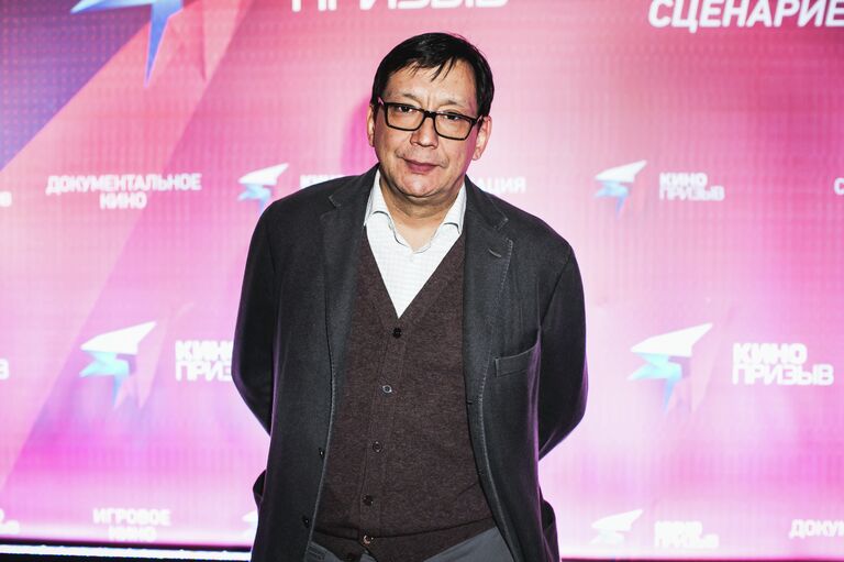 Егор Кончаловский на церемонии награждения победителей Второго Всероссийского открытого конкурса сценариев и киноработ Кинопризыв