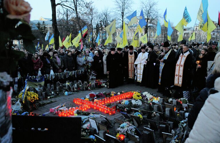 Годовщина начала событий на киевском Майдане