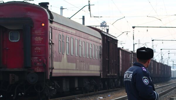 Поезд на Украине. Архивное фото