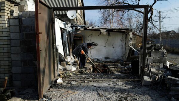 Последствия обстрелов в Донецкой области