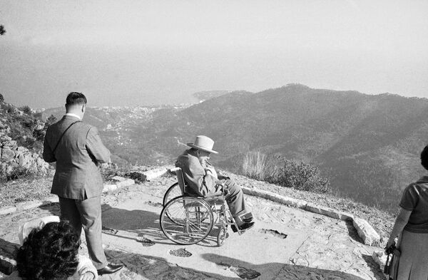 Уинстон Черчилль в Монако, 1963 год