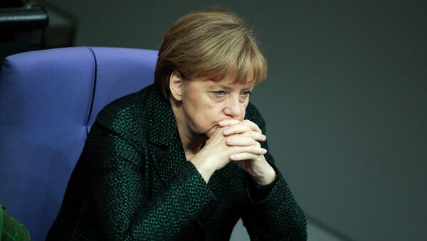Канцлер Германии Ангела Меркель в Бундестаге. Архивное фото