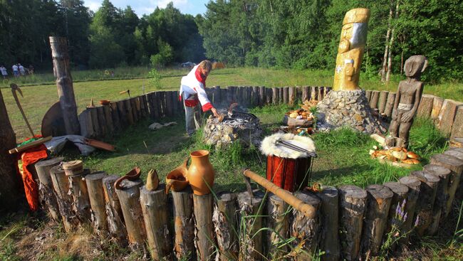 День Перуна прошел в Калуге на капище Гамаюнщина