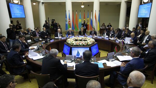 Заседание Совета Межпарламентской Ассамблеи СНГ. Архивное фото