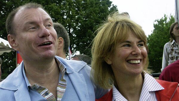 Владимир Потанин с бывшей женой Натальей. Архивное фото