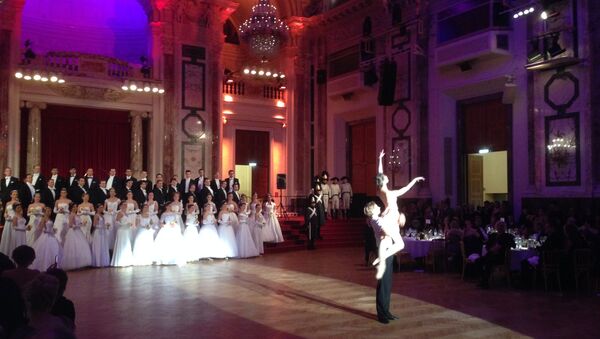 Солисты балета Венской оперы Кирилл Курлаев и Нина Полякова
