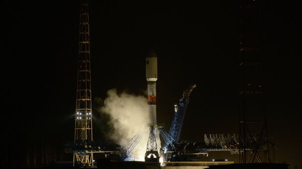 Запуск ракеты-носителя Союз-2.1б с новым аппаратом системы Глонасс. Архивное фото