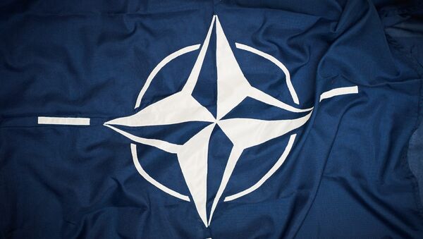 Флаг НАТО, архивное фото