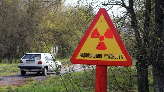 В зоне отчуждения Чернобыльской АЭС. Архивное фото