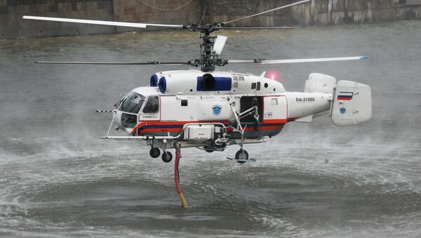 Пожарный вертолет КА-32А. Архивное фото