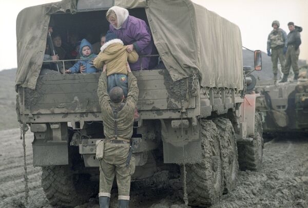 Эвакуация населения из Грозного