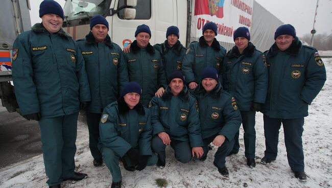 Работа восьмой гуманитарной колонны