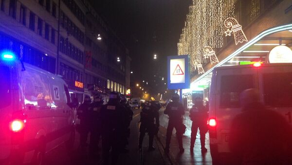 Забастовка сторонников движения антиглобалистов в Базеле