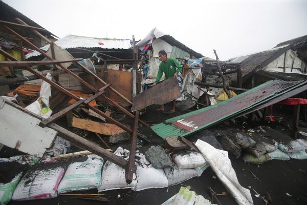 Последствия тайфуна на Филлипинах
