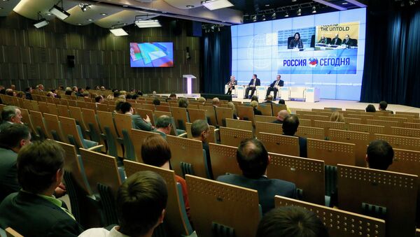 Учредительное заседание первого Евразийского экономического конгресса. Архивное фото
