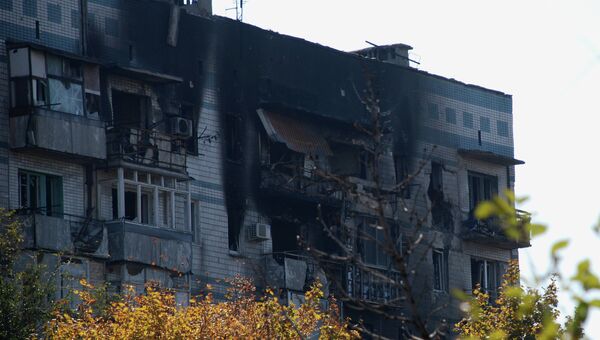 Ситуация в районе аэропорта Донецка, архивное фото