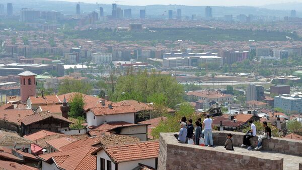 Вид на Анкару с крепости Хисар. Архивное фото