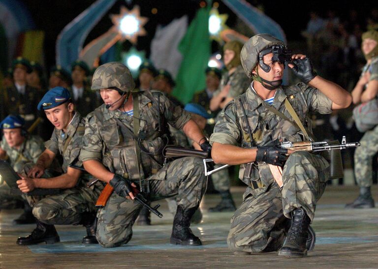 Военнослужащие войск специального назначения Узбекистана. Архивное фото