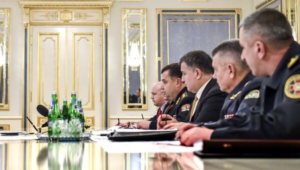 Руководители силовых ведомств Украины на совещании