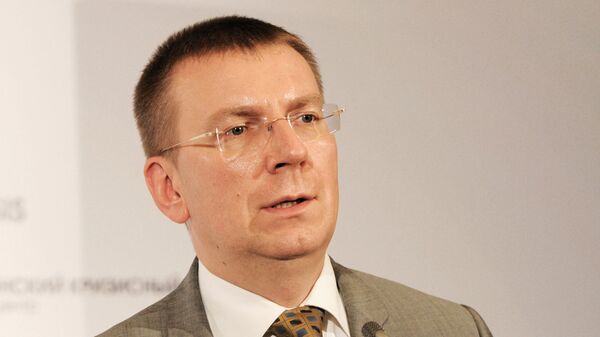 Министр иностранных дел Латвии Эдгар Ринкевич, архивное фото