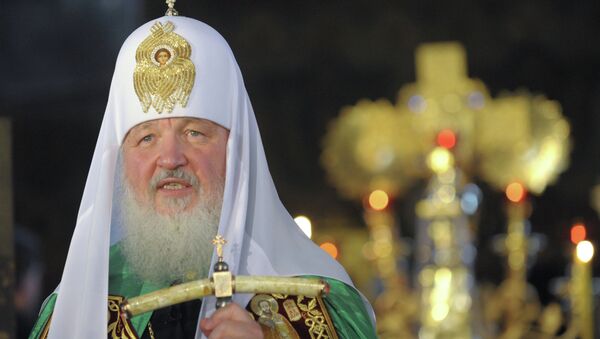 Патриарх Московский и всея Руси Кирилл, архивное фото