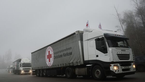 Красный Крест отправил гуманитарную помощь. Архивное фото