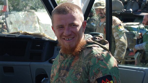 Ополченец Донецкой народной республики с позывным Моторола. Архивное фото