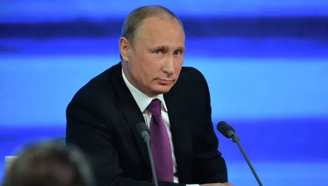 Десятая ежегодная большая пресс-конференция президента России Владимира Путина