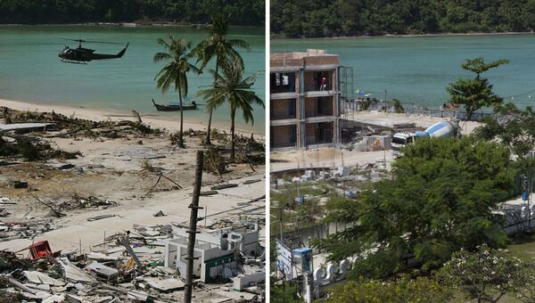 Последствия цунами в Индийском океане в 2004 году и 10 лет спустя