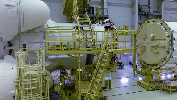 Монтажно-испытательный корпус стартового комплекса ракеты Ангара.