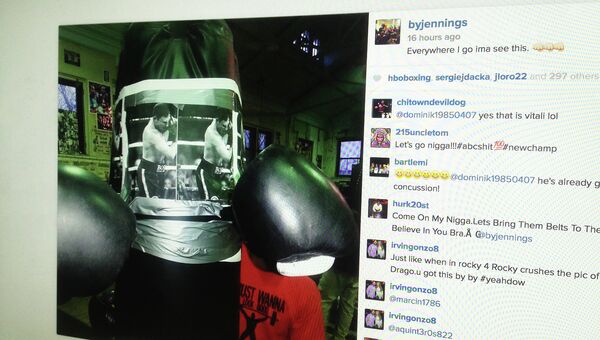 Фотография аккаунта американского боксёра-профессионала Брайанта Дженнингса в сети Instagram