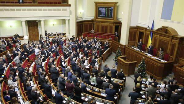 Заседание Верховной Рады Украины, архивное фото.