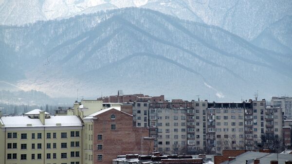 Вид города Владикавказа. Архивное фото