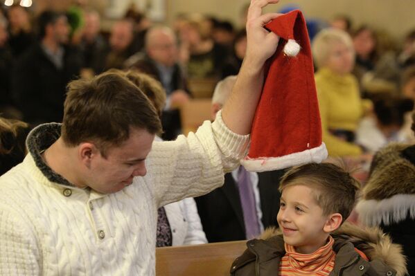 Празднование католического Рождества в Казани