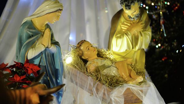 Празднование католического Рождества в Москве