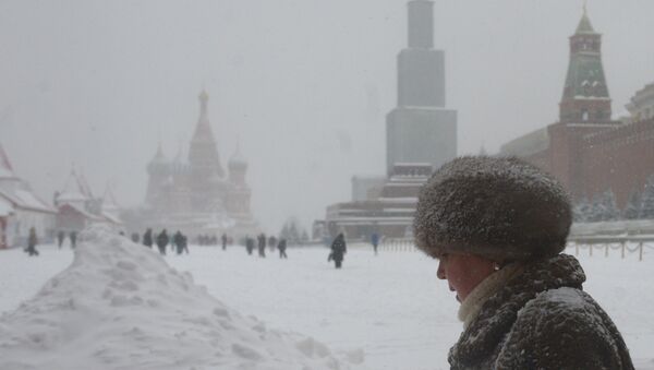 Зима в Москве. Архивное фото
