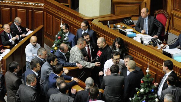 Заседание Верховной рады Украины. Архивное фото