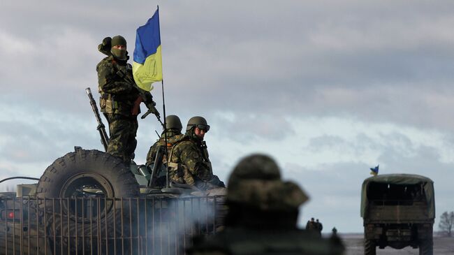 Украинские военнослужащие. Архивное фото