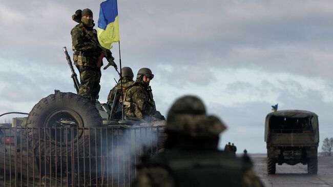 Украинские военнослужащих. Архивное фото