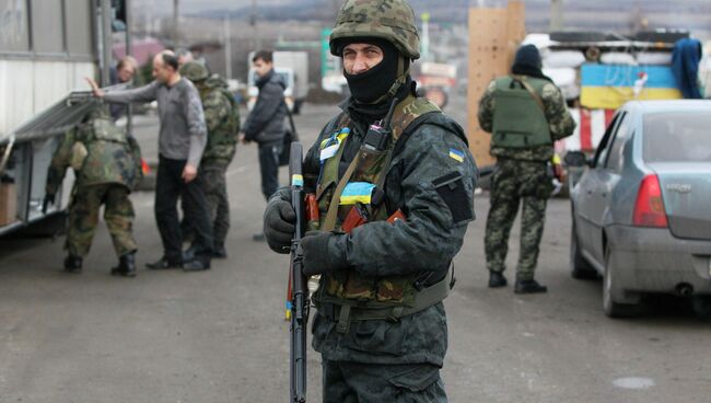 Ситуация в украинском городе Дебальцево