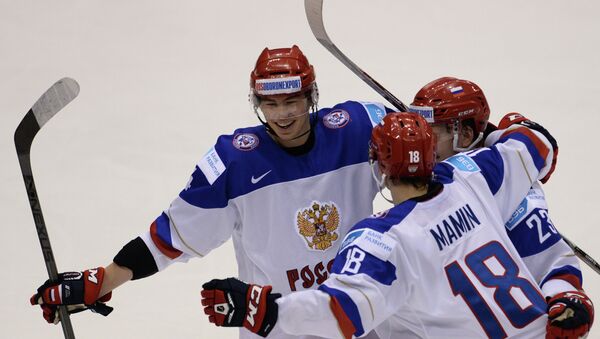 Хоккей. Молодежный ЧМ. Матч Швейцария - Россия