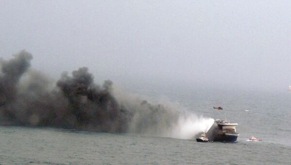 Пожар на пароме Norman Atlantic в Ионическом море