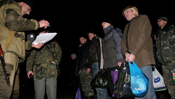 Обмен пленными между ополченцами и силовиками, 26 декабря 2014