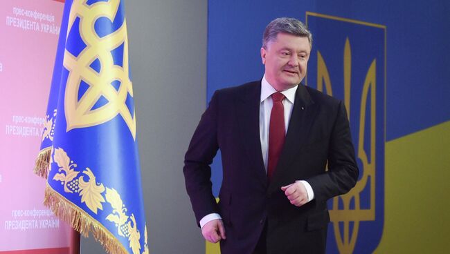 Президент Украины Петр Порошенко, архивное фото