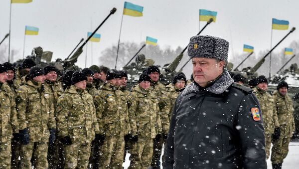 Рабочая поездка президента Украины П.Порошенко в Житомирскую область. Архивное фото