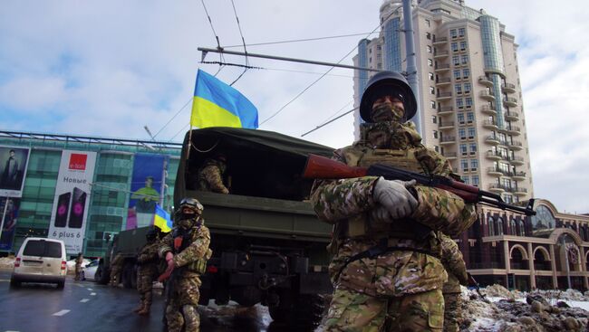 Бойцы Нацгвардии Украины в Одессе, 5 января 2015. Архивное фото