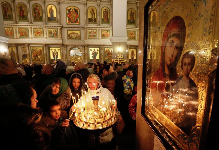 Празднование Рождества в Красноярске