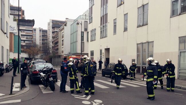 Вблизи офиса издания Charlie Hebdo. Архивное фото