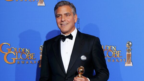 Актер Джордж Клуни на церемонии Золотой глобус - 2015