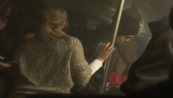 Пассажир снял на камеру, что происходило в метро Вашингтона во время ЧП